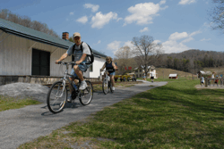 virginia creeper trail at whitetop station